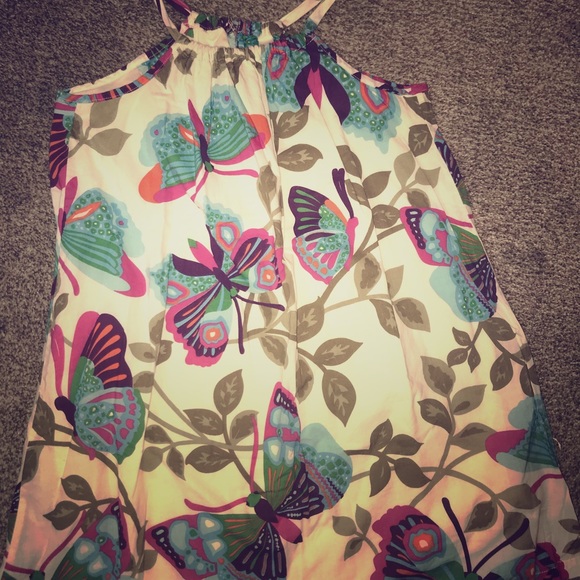 SOLD XP Gap butterfly dress like new 5/6 - Picture 1 of 5